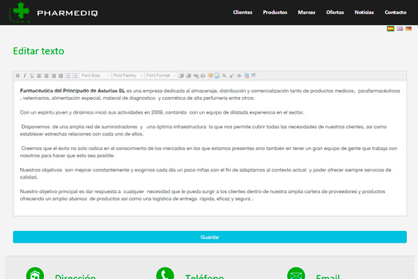 Web de Pharmediq