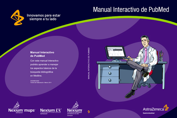 Carátula Manual interactivo PubMed