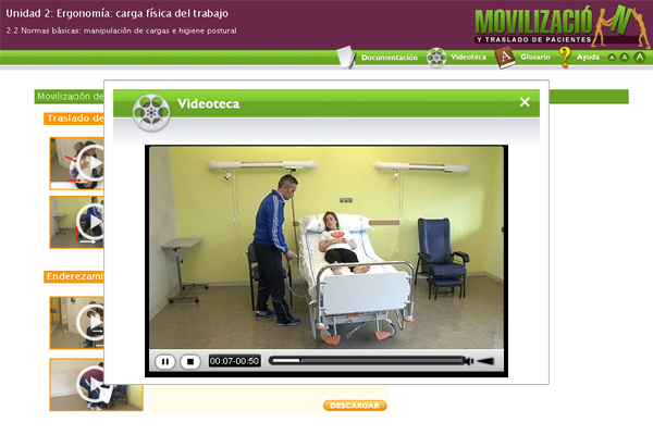 Movilización y traslado de enfermos